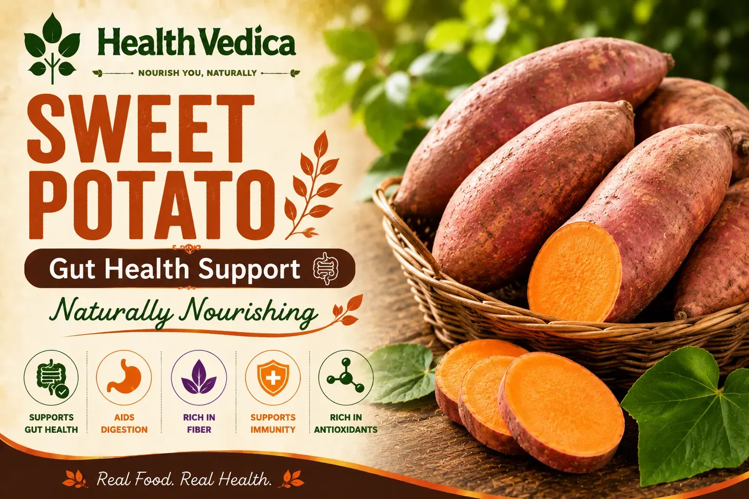 Sweet Potato (Shakarkandi) — Gut Health